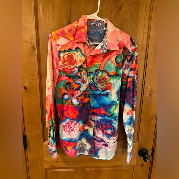 COLORFUL MENS DRESS SHIRT - Picture 1 of 3